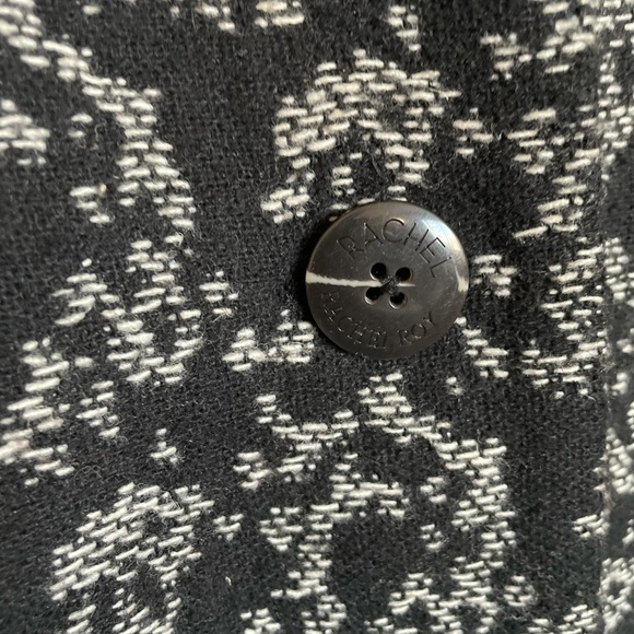 Rachel Roy Printed Long Button Down Jacket - Size XS - Picture 6 of 13